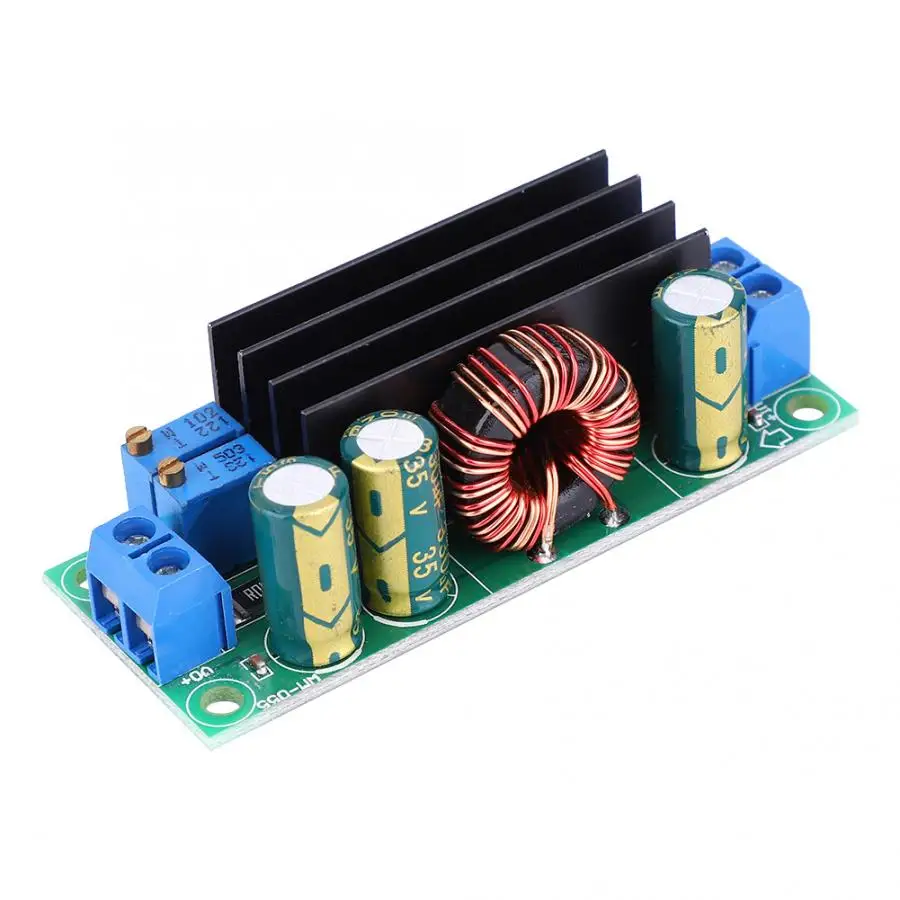 DC 5.5-30V to 0.5-30V Automatic Buck Boost Converter Constant Voltage Current Adjustable Step Up Down Power Supply Module 35~60W 
DC 5.5-30V to 0.5-30V Automatic Buck Boost Converter Constant Voltage Current Adjustable Step Up Down Power Supply Module 35~60W