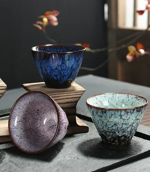 Ceramic Kiln Change Tea Cup Anti scalding Small Tea Bowl Big Size 120ML China Home Creative ceramic cup
Ceramic Kiln Change Tea Cup Anti scalding Small Tea Bowl Big Size 120ML China Home Creative ceramic cup