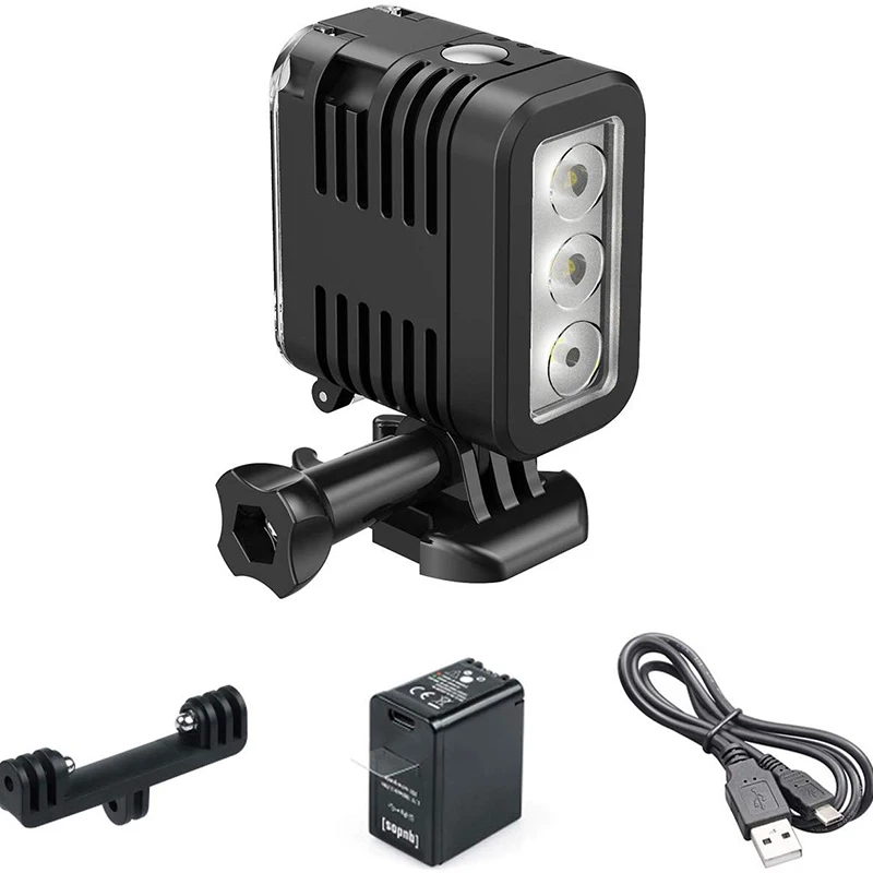 Waterproof Light High Power LED Diving Underwater Fill Light for GoPro hero 8 7 6 5 5S 4 4S 3+/3/2 SJCAM/ Xiaoyi Action Cameras
Waterproof Light High Power LED Diving Underwater Fill Light for GoPro hero 8 7 6 5 5S 4 4S 3+/3/2 SJCAM/ Xiaoyi Action Cameras