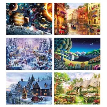 1000 Pcs / Pack Creative Adult Puzzles Large Size Educational Gift Assemble Paper Jigsaw Games Toy
1000 Pcs / Pack Creative Adult Puzzles Large Size Educational Gift Assemble Paper Jigsaw Games Toy