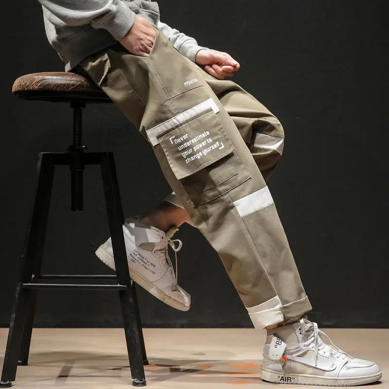 Dropshipping Autumn Men Solid Pocket Cargo Pants Male Sweatpants Sport Trousers Mens Streetwear Oversized Harem Joggers
Dropshipping Autumn Men Solid Pocket Cargo Pants Male Sweatpants Sport Trousers Mens Streetwear Oversized Harem Joggers
