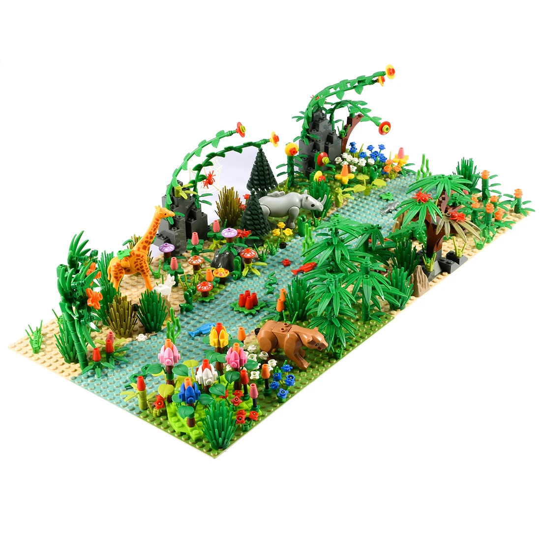 (Customized)502Pcs/set Tropical Rainforest Scene Brick DIY Small Particle Assembly Building Blocks Kit Stem Toy Gift-YJ4216
(Customized)502Pcs/set Tropical Rainforest Scene Brick DIY Small Particle Assembly Building Blocks Kit Stem Toy Gift-YJ4216