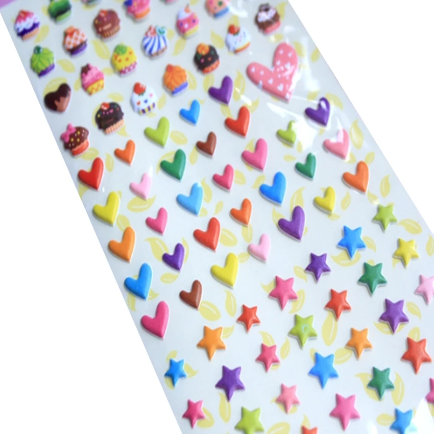 20pack/lot Creative 3D Heart Star Cake Label Stickers DIY Diary Scrapbooking Sticker Albums Photo Decor Childrens Sticker
20pack/lot Creative 3D Heart Star Cake Label Stickers DIY Diary Scrapbooking Sticker Albums Photo Decor Childrens Sticker