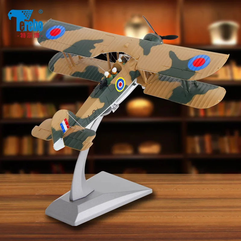 Te er bo 1: 72 Swordfish Torpedo Attack Aircraft Model WWII Alloy Aircraft Model Fighter Plane Military Decoration
Te er bo 1: 72 Swordfish Torpedo Attack Aircraft Model WWII Alloy Aircraft Model Fighter Plane Military Decoration