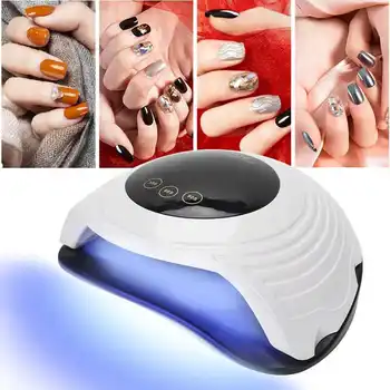 168W LED UV Gel Nail Polish Dryer Lamp Intelligent Timing 30/60/90s Nail Curing Machine Quick Dryer Nail Dryer Lamp for Salon
168W LED UV Gel Nail Polish Dryer Lamp Intelligent Timing 30/60/90s Nail Curing Machine Quick Dryer Nail Dryer Lamp for Salon
