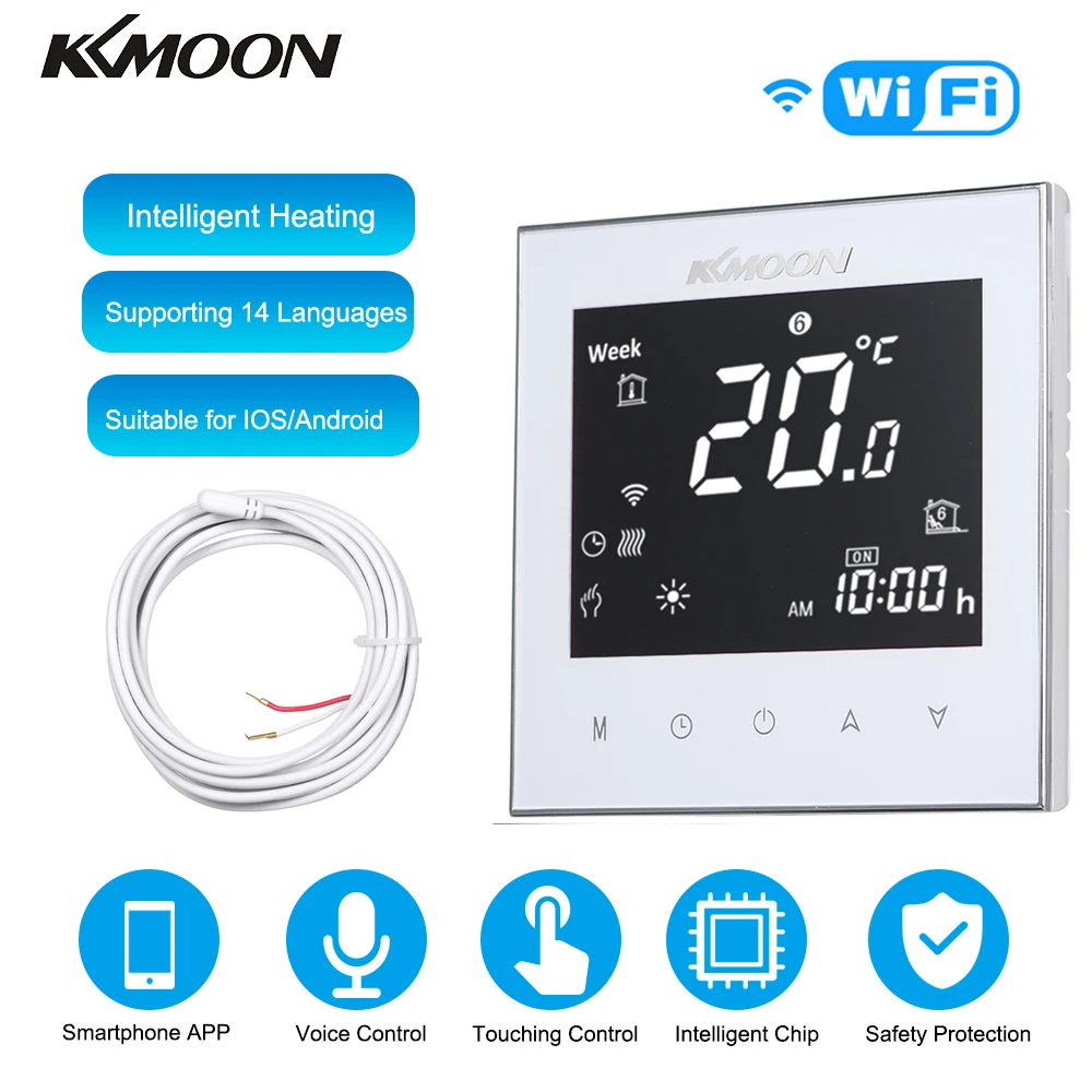 Air Sensor WiFi Smart Voice Control Touchscreen Temperature Controller Works with Alexa/Google
Air Sensor WiFi Smart Voice Control Touchscreen Temperature Controller Works with Alexa/Google