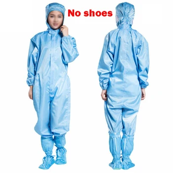 

Safety Clothing Hooded Protective Suit Anti-splash Isolation Clothes Anti-pollution Overall Suit Dust-proof Coveralls Antistatic