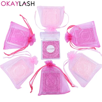 OKAYLASH Cute Newest Hot Pink Color Plastic Clear Square Eyelash Packaging Case with Lace Bag Custom Logo Private Label
OKAYLASH Cute Newest Hot Pink Color Plastic Clear Square Eyelash Packaging Case with Lace Bag Custom Logo Private Label