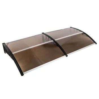 200 x 100cm Door & Window Canopy Eaves Household Application Rain Cover Shelter Roof Sun Shade Brown Board & Black Holder
200 x 100cm Door & Window Canopy Eaves Household Application Rain Cover Shelter Roof Sun Shade Brown Board & Black Holder