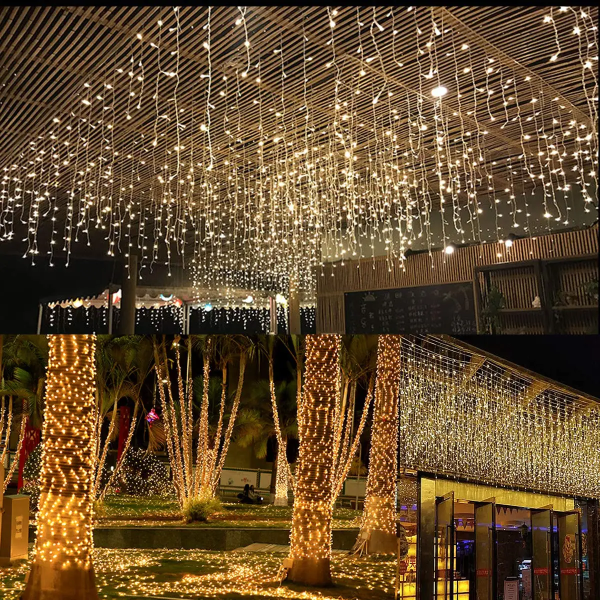 LED Curtain Lights With Voice Activated USB Powered 300 LED Fairy String Lights For Chrismas/Bedroom/Parties
LED Curtain Lights With Voice Activated USB Powered 300 LED Fairy String Lights For Chrismas/Bedroom/Parties