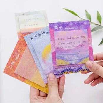 Colored Impressionist Oil Paint Memo Pads Simple Scrapbook Sticker School Supplies Post Sticky Notes Office Stationery 30 Sheets
Colored Impressionist Oil Paint Memo Pads Simple Scrapbook Sticker School Supplies Post Sticky Notes Office Stationery 30 Sheets