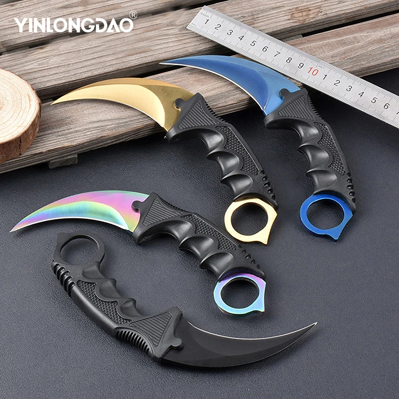 CS GO Tactical Claw Neck Knife Steel Claw knives Hunting Knife Camp Hike Outdoor Self Defense Hunting Survival DIY Tools Knife
CS GO Tactical Claw Neck Knife Steel Claw knives Hunting Knife Camp Hike Outdoor Self Defense Hunting Survival DIY Tools Knife