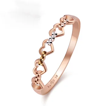 Romantic Diamond Carve Heart 18k Au750 Pure Real Solid Genuine Gold Rings Bands for Women Girlfriend Fine Upscale Office Jewelry
Romantic Diamond Carve Heart 18k Au750 Pure Real Solid Genuine Gold Rings Bands for Women Girlfriend Fine Upscale Office Jewelry