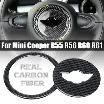 2PCs Carbon Fiber Steering Wheel Stickers Cover Trim for Mini Cooper Clubman R55 R56 Countryman R60 Paceman R61 Accessories
2PCs Carbon Fiber Steering Wheel Stickers Cover Trim for Mini Cooper Clubman R55 R56 Countryman R60 Paceman R61 Accessories