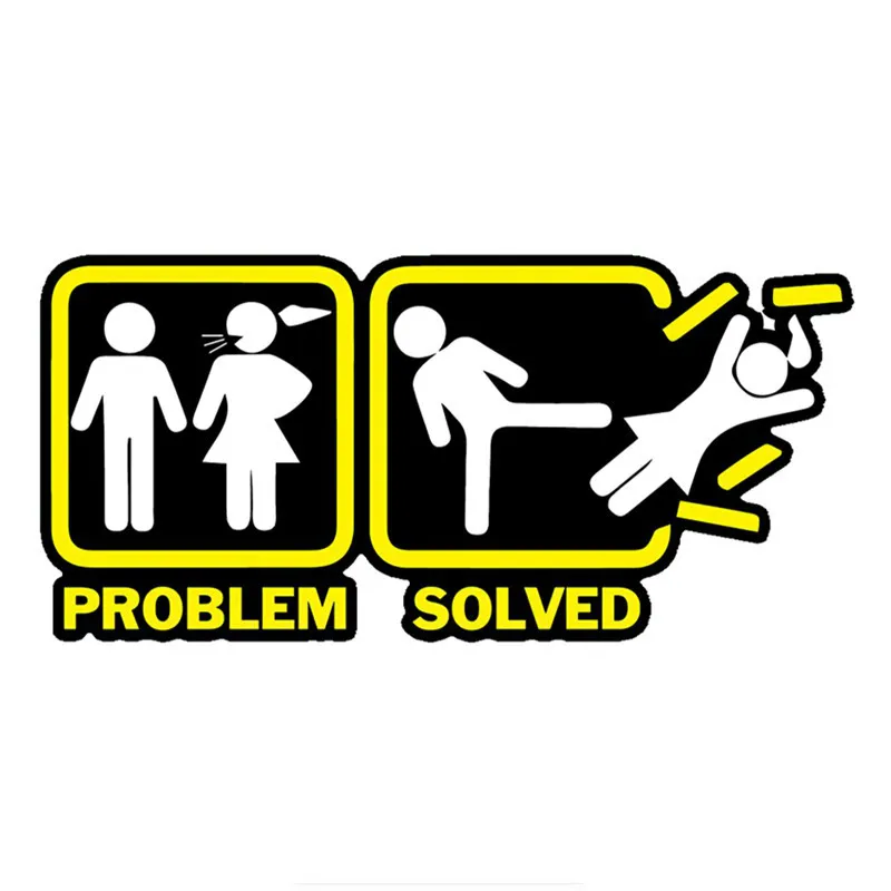 Hot Interesting Annoying Wife Girlfriend Problem Solved Car Sticker Motorcycle Decals PVC 14cm*7cm Motorcycle KK Decal 
Hot Interesting Annoying Wife Girlfriend Problem Solved Car Sticker Motorcycle Decals PVC 14cm*7cm Motorcycle KK Decal