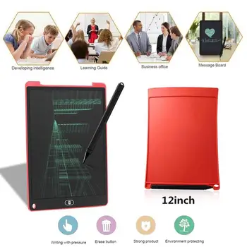 12 Inch LCD Handwriting Pads Writing Board Writing Tablet Ultra-Thin Children Drawing Painting Portable Eco-Friendly Gift
12 Inch LCD Handwriting Pads Writing Board Writing Tablet Ultra-Thin Children Drawing Painting Portable Eco-Friendly Gift