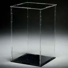 Clear Acrylic Display Case Black Base Dustproof Protection Model Toy Show Box Action Figures Showcase
Clear Acrylic Display Case Black Base Dustproof Protection Model Toy Show Box Action Figures Showcase