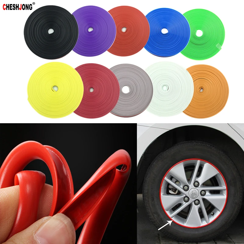 8M/ Roll Rimblades Car Vehicle Solid Color Wheel Rims Protectors Fender Decor Tire Guard Rubber Molding Trim Protector Strip
8M/ Roll Rimblades Car Vehicle Solid Color Wheel Rims Protectors Fender Decor Tire Guard Rubber Molding Trim Protector Strip