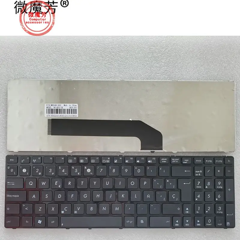 Испанская клавиатура для ноутбука Asus K50 K50A K51 P50 K51 K60 K61 K50IN K62 K70 K70IJ F90 F90SV X5D X51 F52 F52A X5DC SP, новинка 
Испанская клавиатура для ноутбука Asus K50 K50A K51 P50 K51 K60 K61 K50IN K62 K70 K70IJ F90 F90SV X5D X51 F52 F52A X5DC SP, новинка