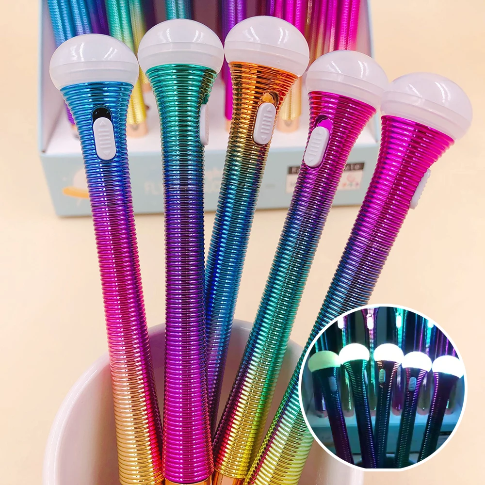 1 Pcs Creative Gradient Gel Pen UFO Change Color Light Pens 0.5mm Black Ink Writing Studend School Office Stationery Supply
1 Pcs Creative Gradient Gel Pen UFO Change Color Light Pens 0.5mm Black Ink Writing Studend School Office Stationery Supply