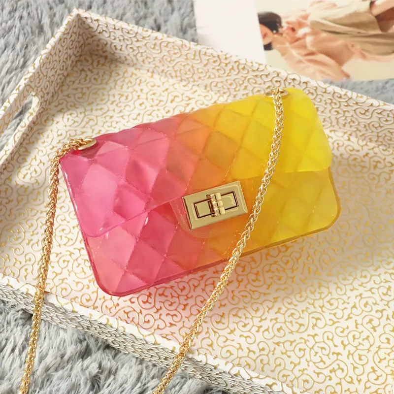 INS Super Fire Transparent Mini Small Bag Women's 2019 New Style Gel Bag Chain suo kou bao Gradient Versatile WOMEN'S Bag
INS Super Fire Transparent Mini Small Bag Women's 2019 New Style Gel Bag Chain suo kou bao Gradient Versatile WOMEN'S Bag