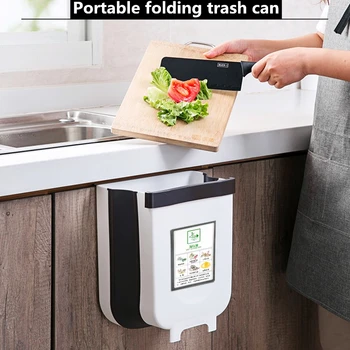 Kitchen cabinet door hanging trash can folding trash can wall-mounted trash can, the trash can can be used for toilet garbage
Kitchen cabinet door hanging trash can folding trash can wall-mounted trash can, the trash can can be used for toilet garbage