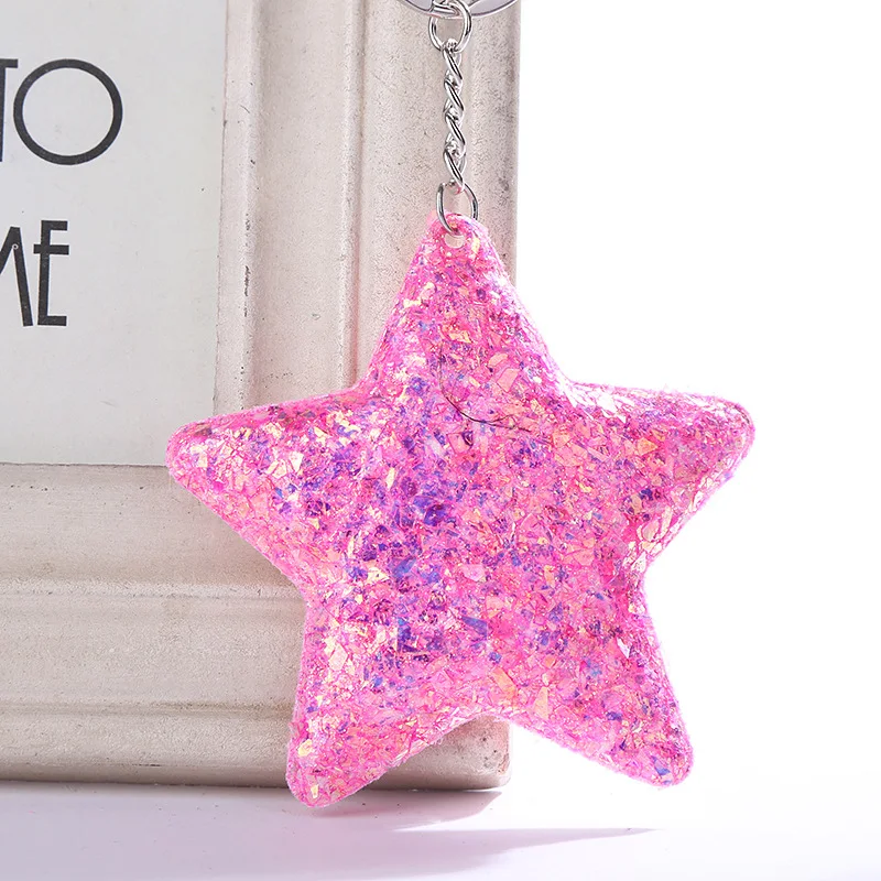 Cute Women Pentagram Star Sequins Keychains Sequin Key Chain Glitter Pompom Key Ring Cartoon Animal Key Holder Women Keyfob MQ19
Cute Women Pentagram Star Sequins Keychains Sequin Key Chain Glitter Pompom Key Ring Cartoon Animal Key Holder Women Keyfob MQ19