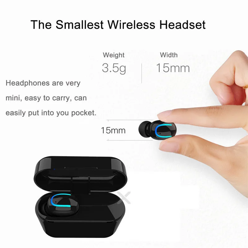 Single Mini Wireless Bluetooth 5.0 Earbud Stereo Headset Portable Fashion In-ear Earphone Suitable For Leisure Life and Driving
Single Mini Wireless Bluetooth 5.0 Earbud Stereo Headset Portable Fashion In-ear Earphone Suitable For Leisure Life and Driving
