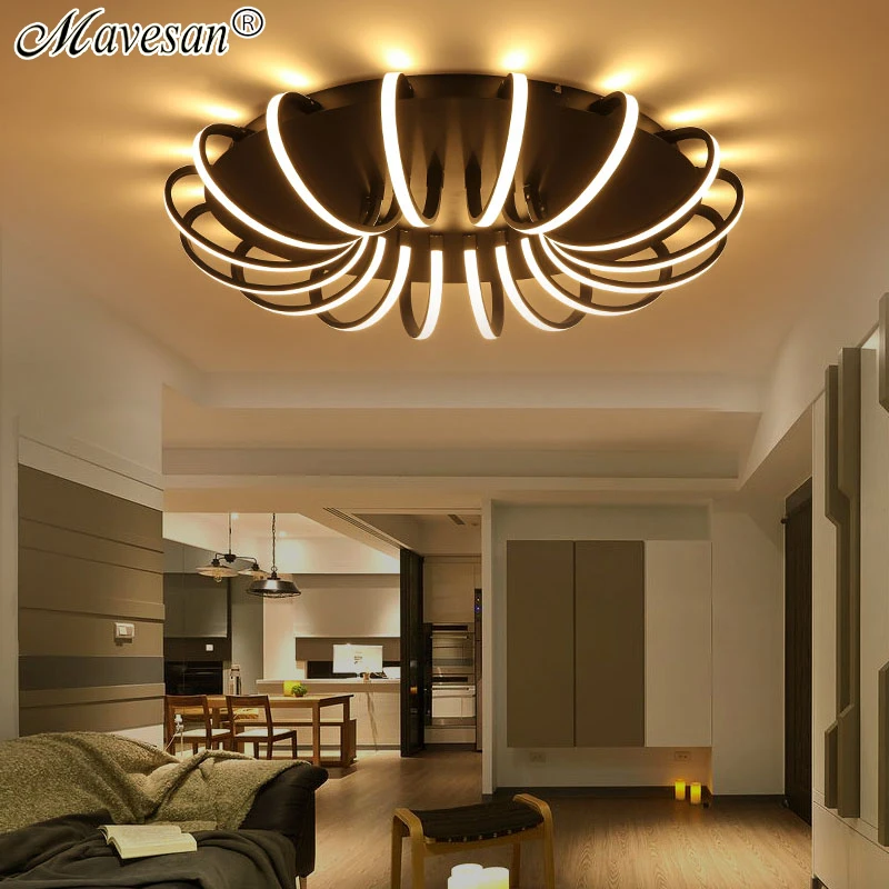 Lustres LED Chandelier light lamp For Living Room Bedroom modern LED Large Ceiling Chandelier Lighting Fixtures AC85-260V coffee
Lustres LED Chandelier light lamp For Living Room Bedroom modern LED Large Ceiling Chandelier Lighting Fixtures AC85-260V coffee
