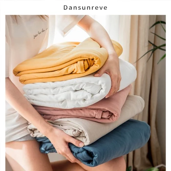 Dansunreve Duvet Cover 100% Knitted Cotton Simple Bedding White/Blue/Green/Grey/Pink Quilt Cover Single Twin Queen King Size
Dansunreve Duvet Cover 100% Knitted Cotton Simple Bedding White/Blue/Green/Grey/Pink Quilt Cover Single Twin Queen King Size