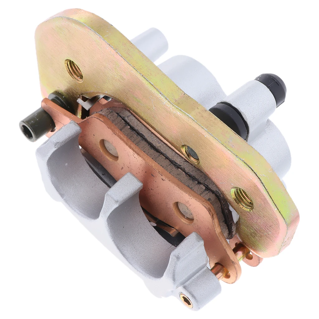 Silver Rear Brake Caliper Assembly Brake Master Cylinder Booster for Motorcross, Strong Corrosion Resistance Silver Rear Brake Caliper Assembly Brake Master Cylinder Booster for Motorcross, Strong Corrosion Resistance