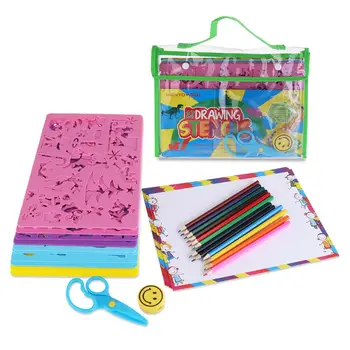 12 Drawing Stencils with Assorted Designs Creative Craft Painting Stencils Educational Art Tool Set for Kids Learning
12 Drawing Stencils with Assorted Designs Creative Craft Painting Stencils Educational Art Tool Set for Kids Learning
