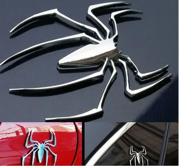 2 pieces/lot Car Styling Accessories 3D Metal Sticker Chrome Spider Shape Emblem Logo Motorcycle Decal For Audi Jeep Opel Skoda
2 pieces/lot Car Styling Accessories 3D Metal Sticker Chrome Spider Shape Emblem Logo Motorcycle Decal For Audi Jeep Opel Skoda