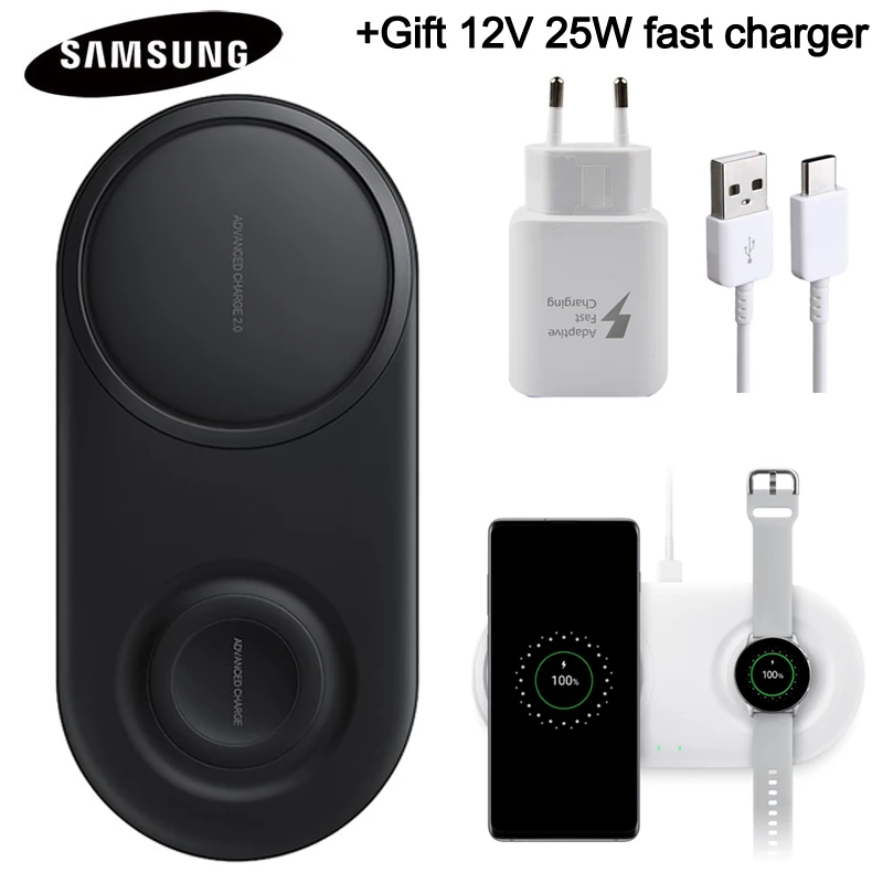 Original QI Fast wireless Charger EP-P5200 Duo Pad for Samsung Galaxy S10e S10Plus Note10 S10 X S9 Note8 S8 + Gift 25W Fast Wall 
Original QI Fast wireless Charger EP-P5200 Duo Pad for Samsung Galaxy S10e S10Plus Note10 S10 X S9 Note8 S8 + Gift 25W Fast Wall