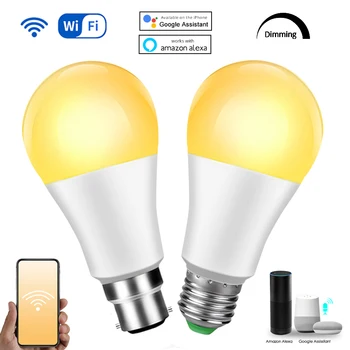 85-265V Dimmable 15W E27 Smart Wifi Light Bulb Fit Alexa Google Assistant App Voice Control Wake up Lamp B22 Bombilla Inteligent
85-265V Dimmable 15W E27 Smart Wifi Light Bulb Fit Alexa Google Assistant App Voice Control Wake up Lamp B22 Bombilla Inteligent