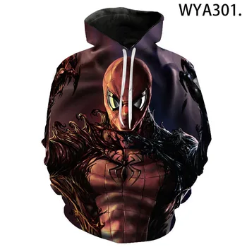 Hot Sale New Arrive Popular Movie Venom 3D Printed Hoodies Men Women Children Fashion Casual Sweatshirts Hooded Pullover Tops
Hot Sale New Arrive Popular Movie Venom 3D Printed Hoodies Men Women Children Fashion Casual Sweatshirts Hooded Pullover Tops
