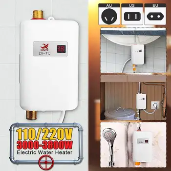 3800W Mini Tankless LCD Digital Water Heater Instant Hot Faucet Kitchen Heating Thermostat Intelligent Energy-save Waterproof
3800W Mini Tankless LCD Digital Water Heater Instant Hot Faucet Kitchen Heating Thermostat Intelligent Energy-save Waterproof