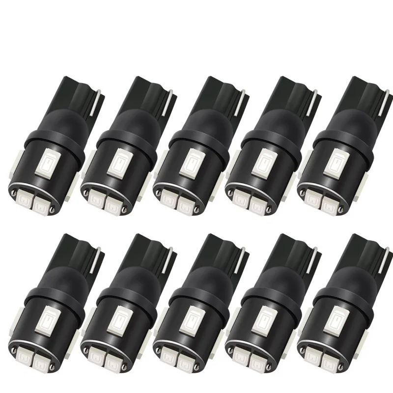 Safego 10pcs 4pcs W5W 501 LED Bulb T10 194 168 Blue Bulbs 6SMD 5630 Car Interior Light for Dashboard License Plate Lamp DC 12V 
Safego 10pcs 4pcs W5W 501 LED Bulb T10 194 168 Blue Bulbs 6SMD 5630 Car Interior Light for Dashboard License Plate Lamp DC 12V