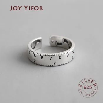 100% Authentic 925 Sterling Silver Open Rings Cold wind measure vintage multi-layer wrong side Elegant Jewelry Ring Street Party
100% Authentic 925 Sterling Silver Open Rings Cold wind measure vintage multi-layer wrong side Elegant Jewelry Ring Street Party