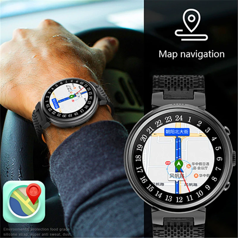 Sports Wristwatch Precise Navigation Map Bluetooth Smart Watch Heart Rate Monitor Smartwatches Weather Forecast Outdoor Activity
Sports Wristwatch Precise Navigation Map Bluetooth Smart Watch Heart Rate Monitor Smartwatches Weather Forecast Outdoor Activity