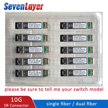 10G SFP module BIDI 10GBASE Fiber Optic SFP Transceiver Module SM LC Optic module Compatible with Mikrotik
10G SFP module BIDI 10GBASE Fiber Optic SFP Transceiver Module SM LC Optic module Compatible with Mikrotik