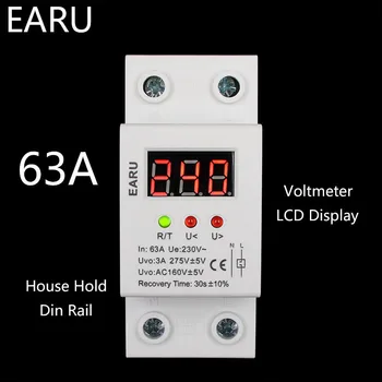 40A 60A 220V Automatic Reconnect Over Voltage Under Voltage Protection Protective Device Relay With Voltmeter Voltage Monitor
40A 60A 220V Automatic Reconnect Over Voltage Under Voltage Protection Protective Device Relay With Voltmeter Voltage Monitor
