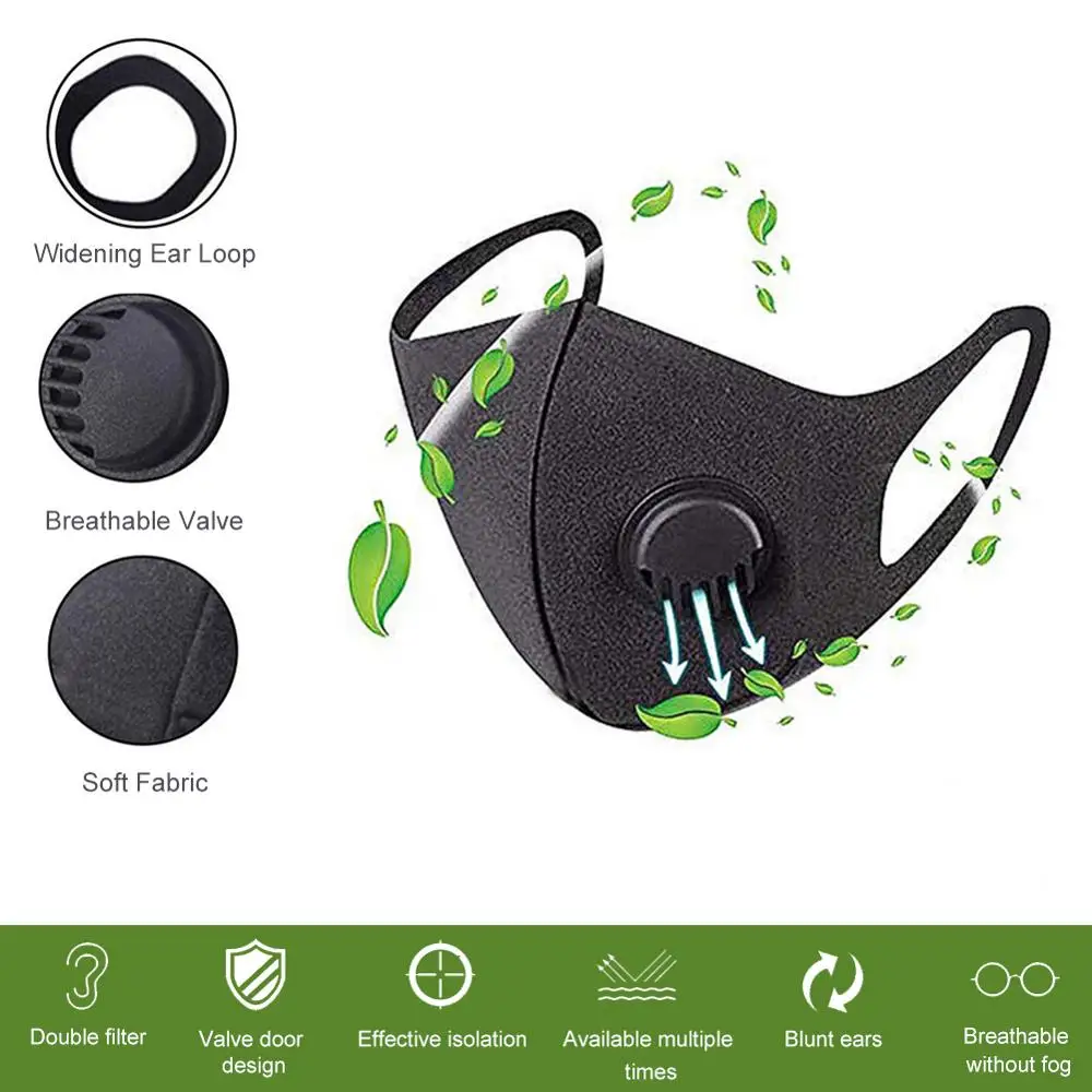 Dust Mask Filter Anti PM2.5 Air Pollution Mouth Face Masks Winter Anti Dust Carbon Insert Washed Reusable Masks Men Women
Dust Mask Filter Anti PM2.5 Air Pollution Mouth Face Masks Winter Anti Dust Carbon Insert Washed Reusable Masks Men Women