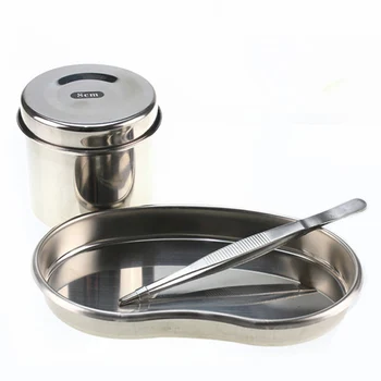 3 Pcs/Set 1pc Medical Stainless Steel Cotton Alcohol Disinfection Tank + 1pc Bending Surgical Tray+ 1pc Tweezer Tattoo Supplies
3 Pcs/Set 1pc Medical Stainless Steel Cotton Alcohol Disinfection Tank + 1pc Bending Surgical Tray+ 1pc Tweezer Tattoo Supplies
