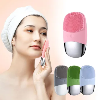 Mini USB Electric Face Facial Cleansing Brush Foreoing Silicone Sonic Cleaner Deep Pore Cleaning Waterproof Face Scrubber
Mini USB Electric Face Facial Cleansing Brush Foreoing Silicone Sonic Cleaner Deep Pore Cleaning Waterproof Face Scrubber
