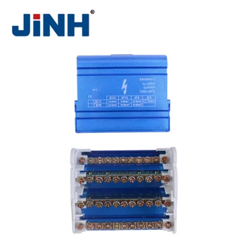 4*11 Din Rail Terminal Blocks Modular Screw Connection Power Distribution Block Box Universal Electric Wire Junction Box
4*11 Din Rail Terminal Blocks Modular Screw Connection Power Distribution Block Box Universal Electric Wire Junction Box
