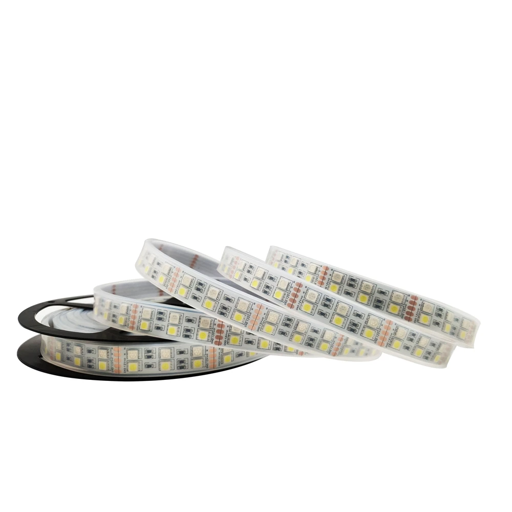 DC 24V Black PCB Double Row 5M 5050 RGB Luces LED Strip Waterproof 120LEDs/m RGBW/RGBWW/White/Warm White LED Light IP30/IP67
DC 24V Black PCB Double Row 5M 5050 RGB Luces LED Strip Waterproof 120LEDs/m RGBW/RGBWW/White/Warm White LED Light IP30/IP67