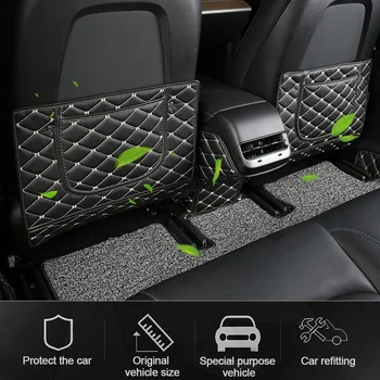 3pcs Protective Interior PU Leather Anti Kick Mat Cover Children Accessories Back Seat With Storage Bag Car For Tesla Model 3
3pcs Protective Interior PU Leather Anti Kick Mat Cover Children Accessories Back Seat With Storage Bag Car For Tesla Model 3