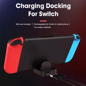 For Nintend Switch Charger Dock Stand USB Type C 2 In1 Charging Station For Nintendo Switch Charger For Smart Phone Charging
For Nintend Switch Charger Dock Stand USB Type C 2 In1 Charging Station For Nintendo Switch Charger For Smart Phone Charging