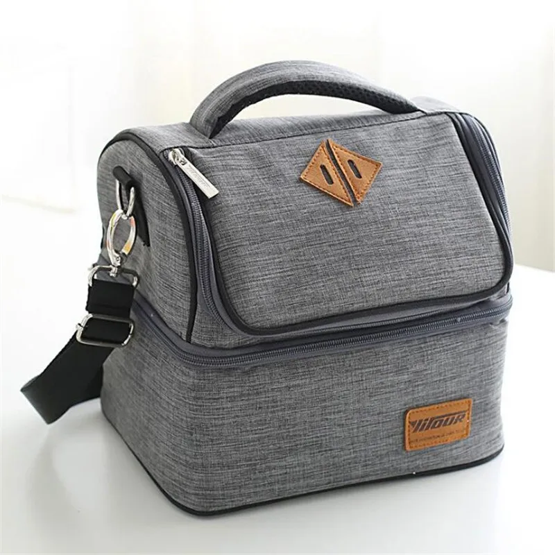 Lunch Bags For Women Double-Layer Large Capacity Lunch Bag Aluminum Film Preservation Package Thicken Picnic Bag Ice Pack
Lunch Bags For Women Double-Layer Large Capacity Lunch Bag Aluminum Film Preservation Package Thicken Picnic Bag Ice Pack